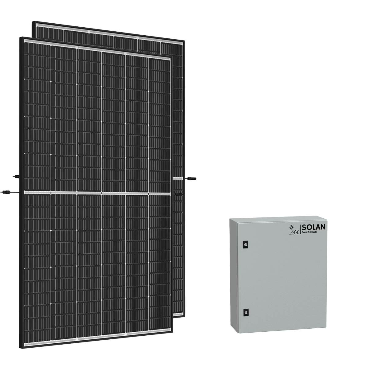 solo 2,3 kwh s paneli